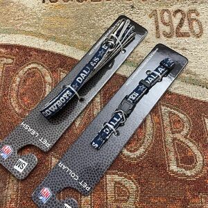 NFL Dallas Cowboys Collar & Leash Set for Small Dogs NEW NWT